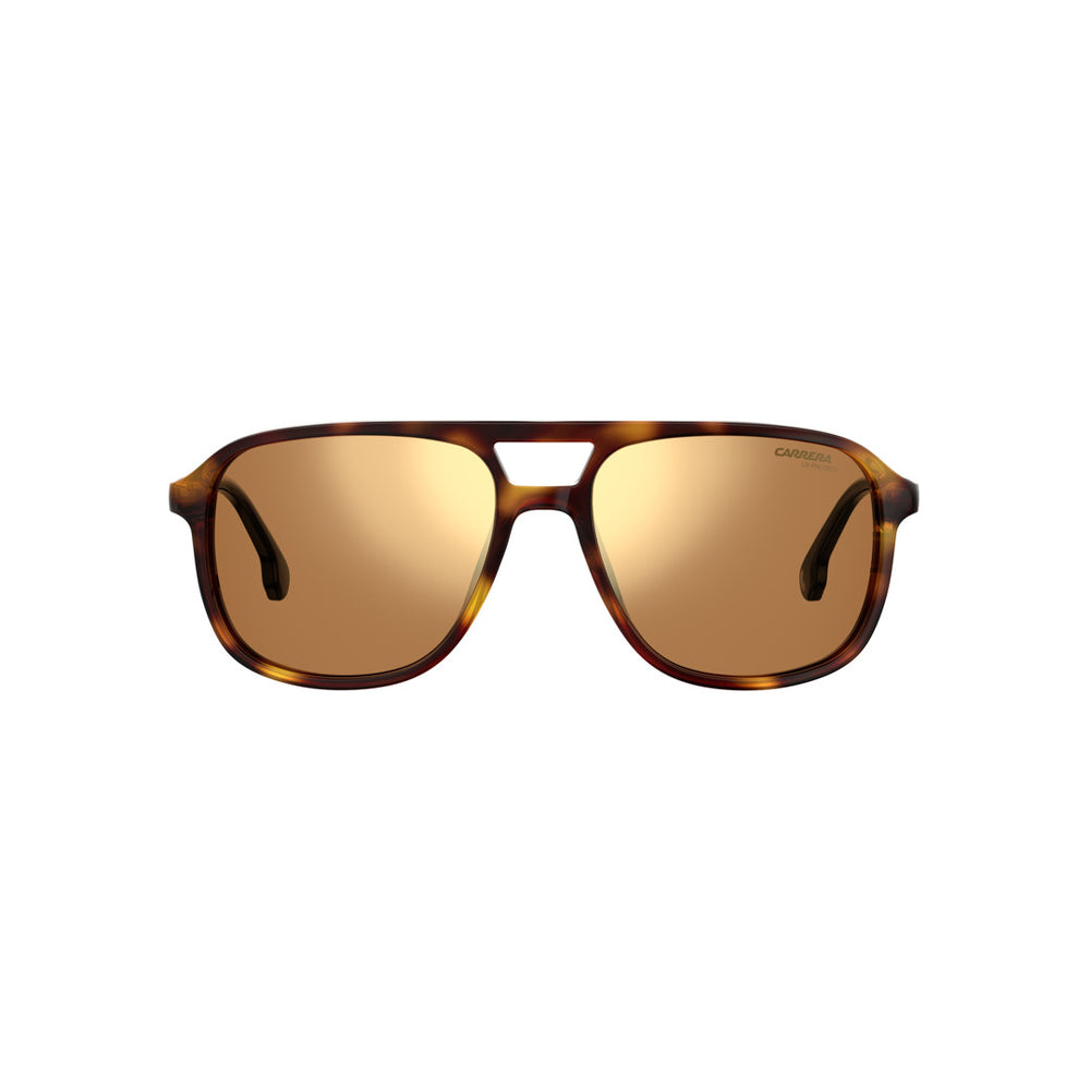 Carrera 183/F/S 201403v8162m9 Metal Sunglass Frames For Men Full Rim Pilot Dark Ruthenium Black With Solid Tint Grey Polarized 56-17-145