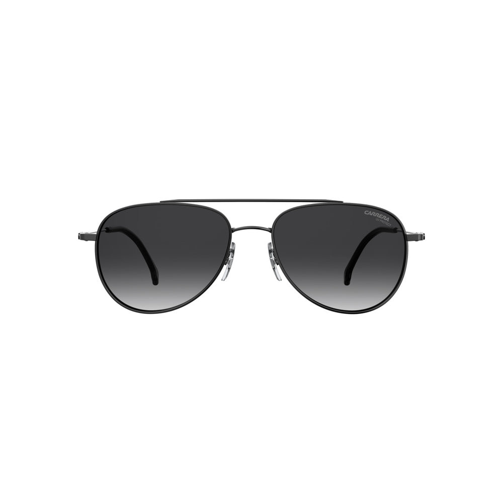 Carrera 187/S 201745v81569o Metal Sunglass Frames For Unisex Adult Full Rim Pilot Dark Ruthenium Black With Gradient Grey Shaded Non-Polarized 60-17-145