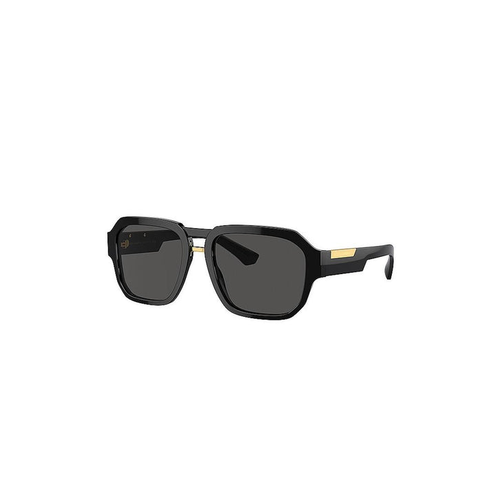 Dolce & Gabbana, Sunglasses, Male, Black, Size: 56 MM Stylish Men's Sunglasses