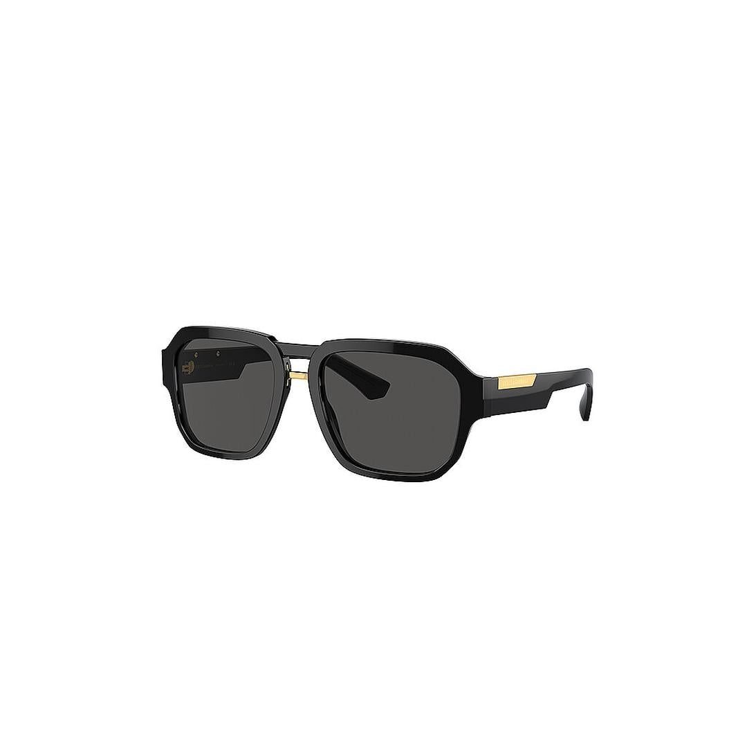 Dolce & Gabbana, Sunglasses, Male, Black, Size: 56 MM Stylish Men's Sunglasses