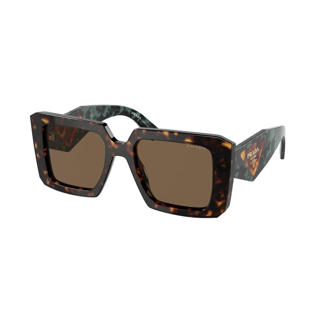 Prada 23YS Sunglasses 2AU06B - Havana - Dark Brown Women Square