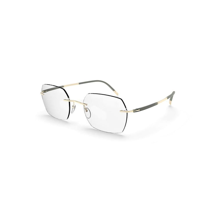 Silhouette Titan Dynamics Contour 5540 7530 Men's Glasses Gold Size 50 - Free Lenses - HSA/FSA Insurance - Blue Light Block Available