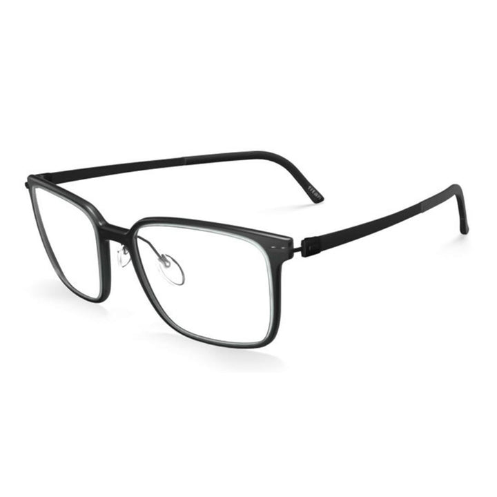 Silhouette Infinity View 2937 9140 Men's Glasses Black Size 55 - Free Lenses - HSA/FSA Insurance - Blue Light Block Available
