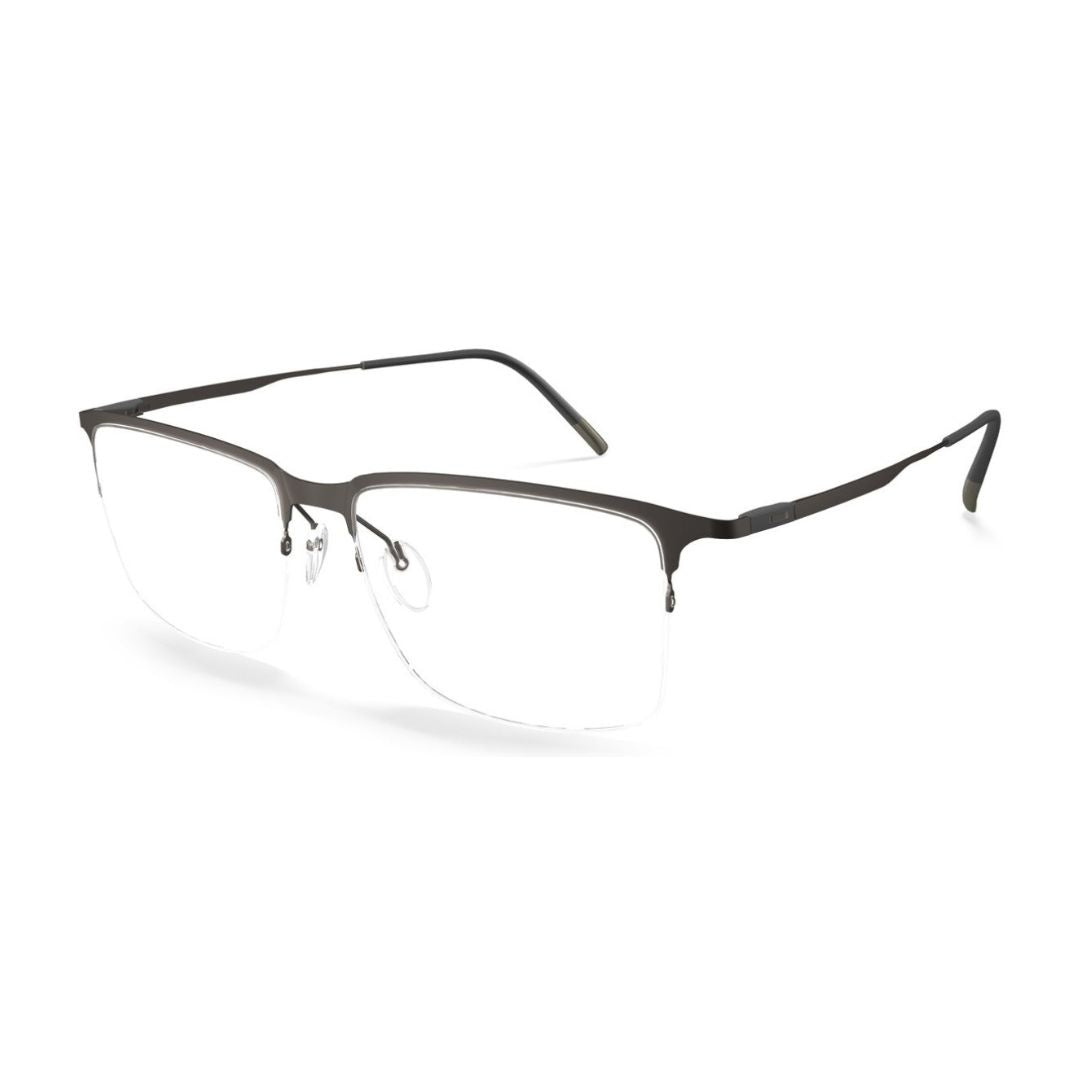 Silhouette Lite Arcs 5549 6560 Men's Glasses Silver Size 54 - Free Lenses - HSA/FSA Insurance - Blue Light Block Available