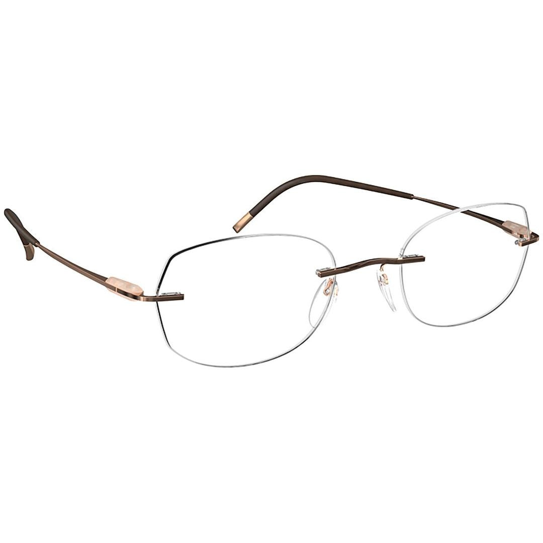 Silhouette Purist 5561 3530 Men's Glasses Gold Size 52 - Free Lenses - HSA/FSA Insurance - Blue Light Block Available