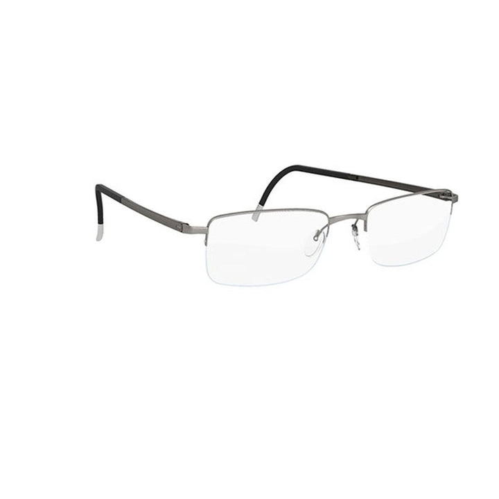 Silhouette Illusion Nylor 5428 Eyeglasses 6081 - Grey Unisex Rectangle