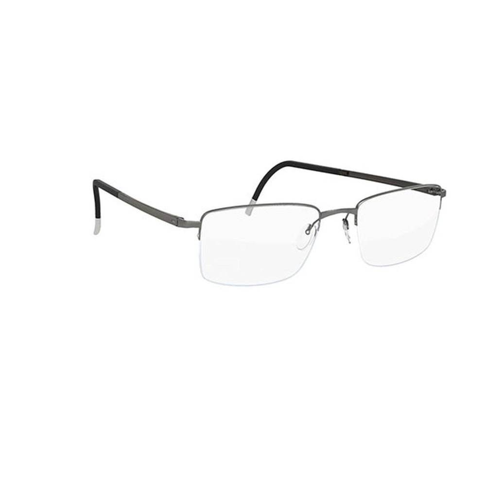 Silhouette Illusion 5457 Eyeglasses 6080 - Grey Unisex Rectangle