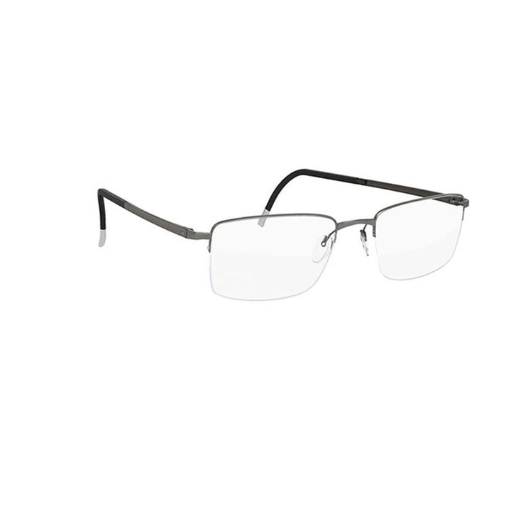 Silhouette Illusion 5457 Eyeglasses 6080 - Grey Unisex Rectangle