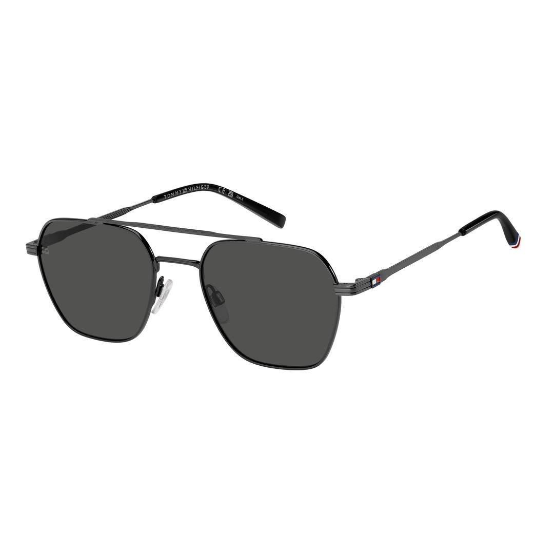 Tommy Hilfiger, Sunglasses, Male, Black, Size: 55 MM Stylish Sunglasses TH 2192/S