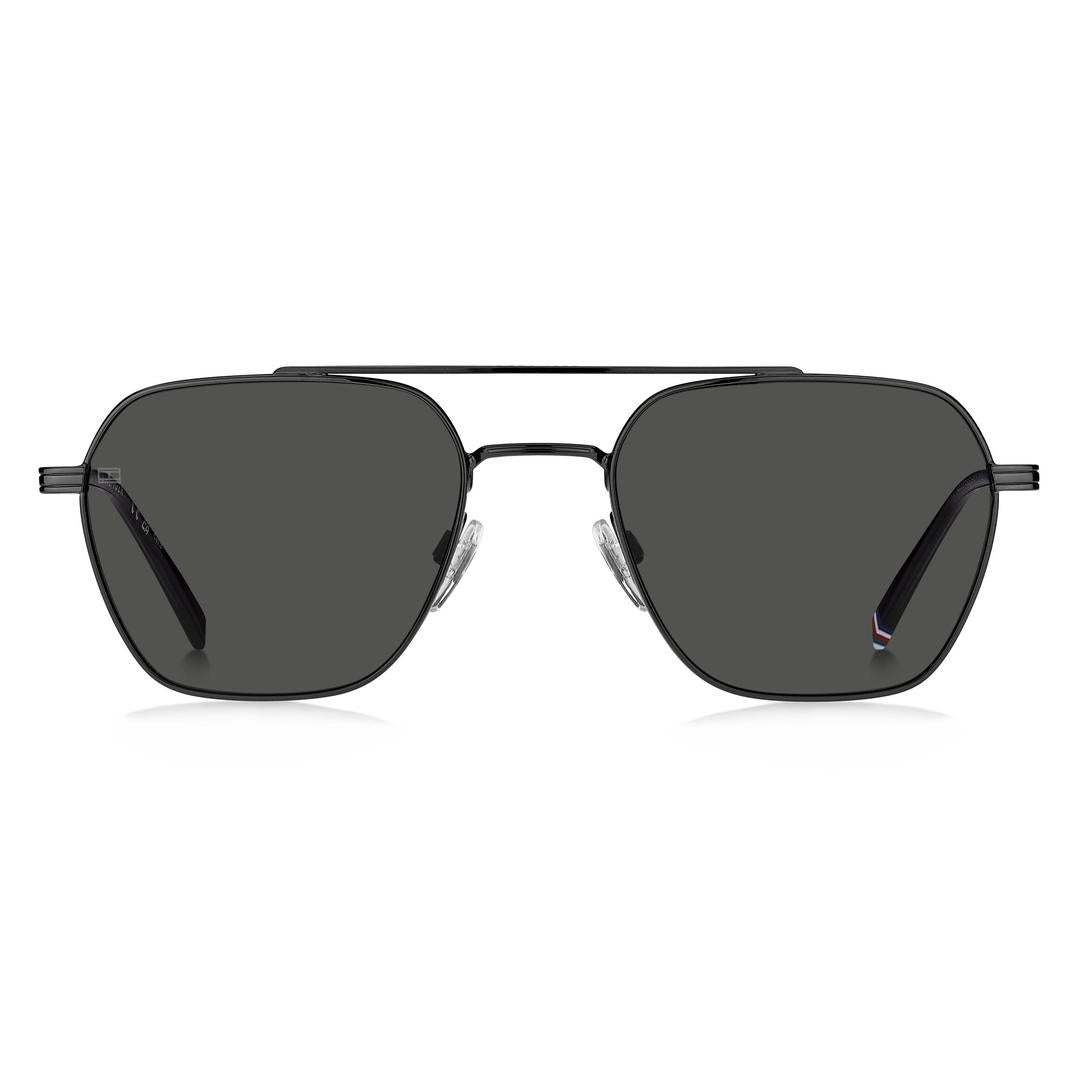 Tommy Hilfiger, Sunglasses, Male, Black, Size: 55 MM Stylish Sunglasses TH 2192/S