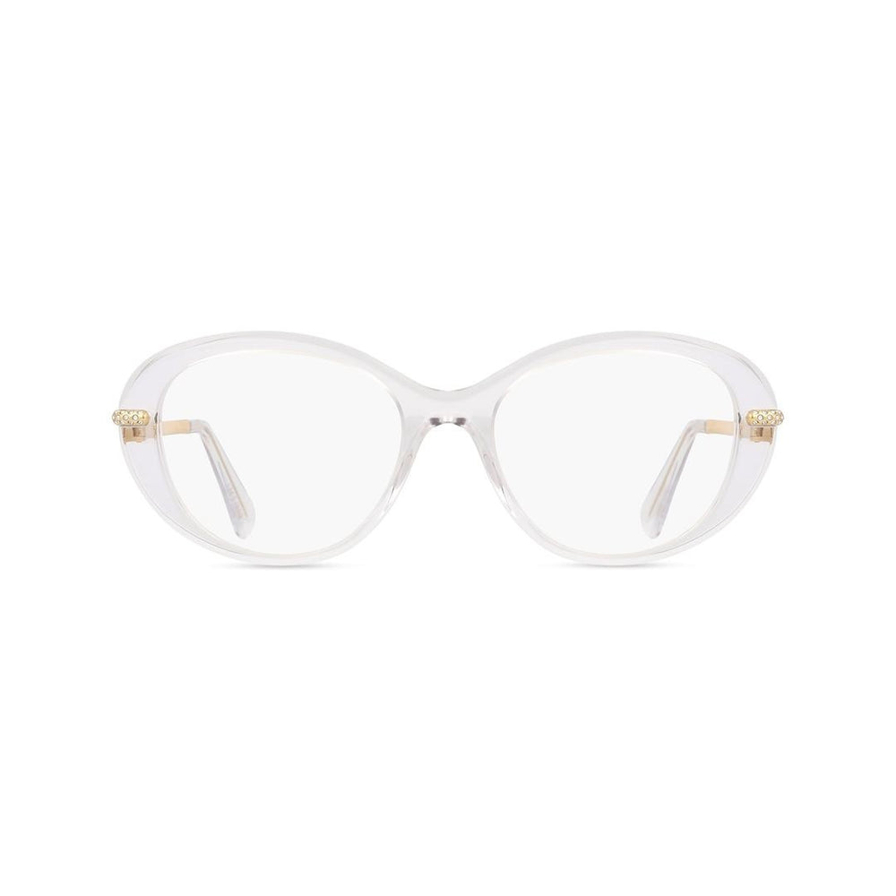 Swarovski SK2001 1027 Women’s Glasses Clear Size 52 - Free Lenses - HSA/FSA Insurance - Blue Light Block Available