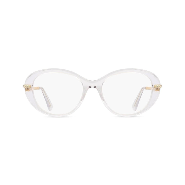 Swarovski SK2001 1027 Women’s Glasses Clear Size 52 - Free Lenses - HSA/FSA Insurance - Blue Light Block Available