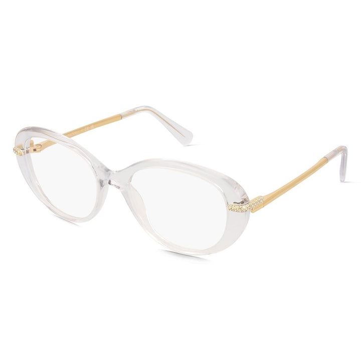 Swarovski SK2001 1027 Women’s Glasses Clear Size 52 - Free Lenses - HSA/FSA Insurance - Blue Light Block Available
