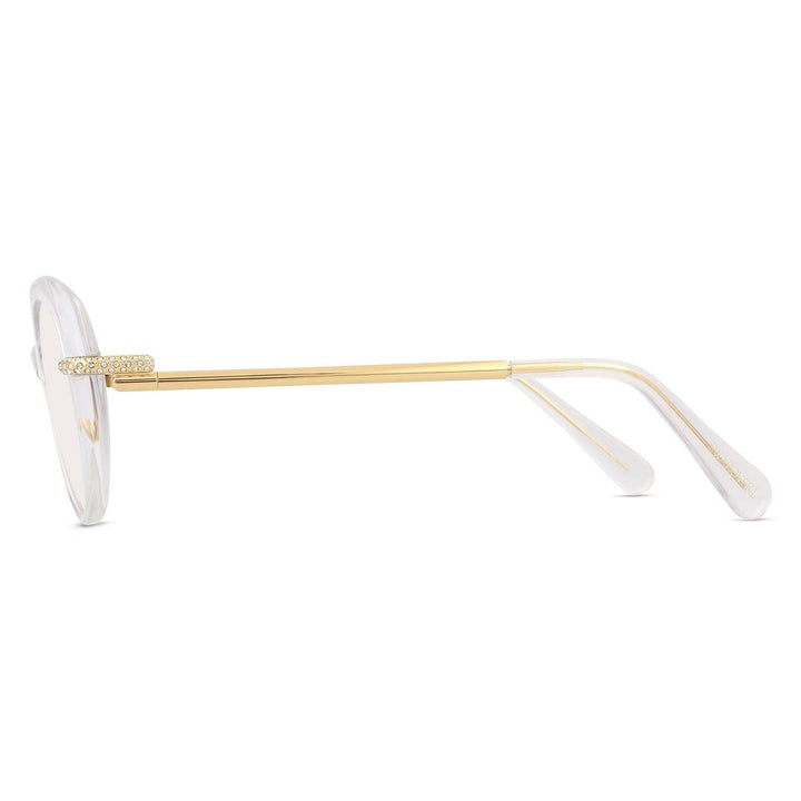 Swarovski SK2001 1027 Women’s Glasses Clear Size 52 - Free Lenses - HSA/FSA Insurance - Blue Light Block Available