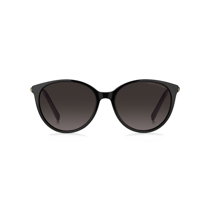TOMMY HILFIGER SUNGLASSES FRAMES TH2350/S PANTHOS ECO METAL BLACK For WOMAN 55-17-140