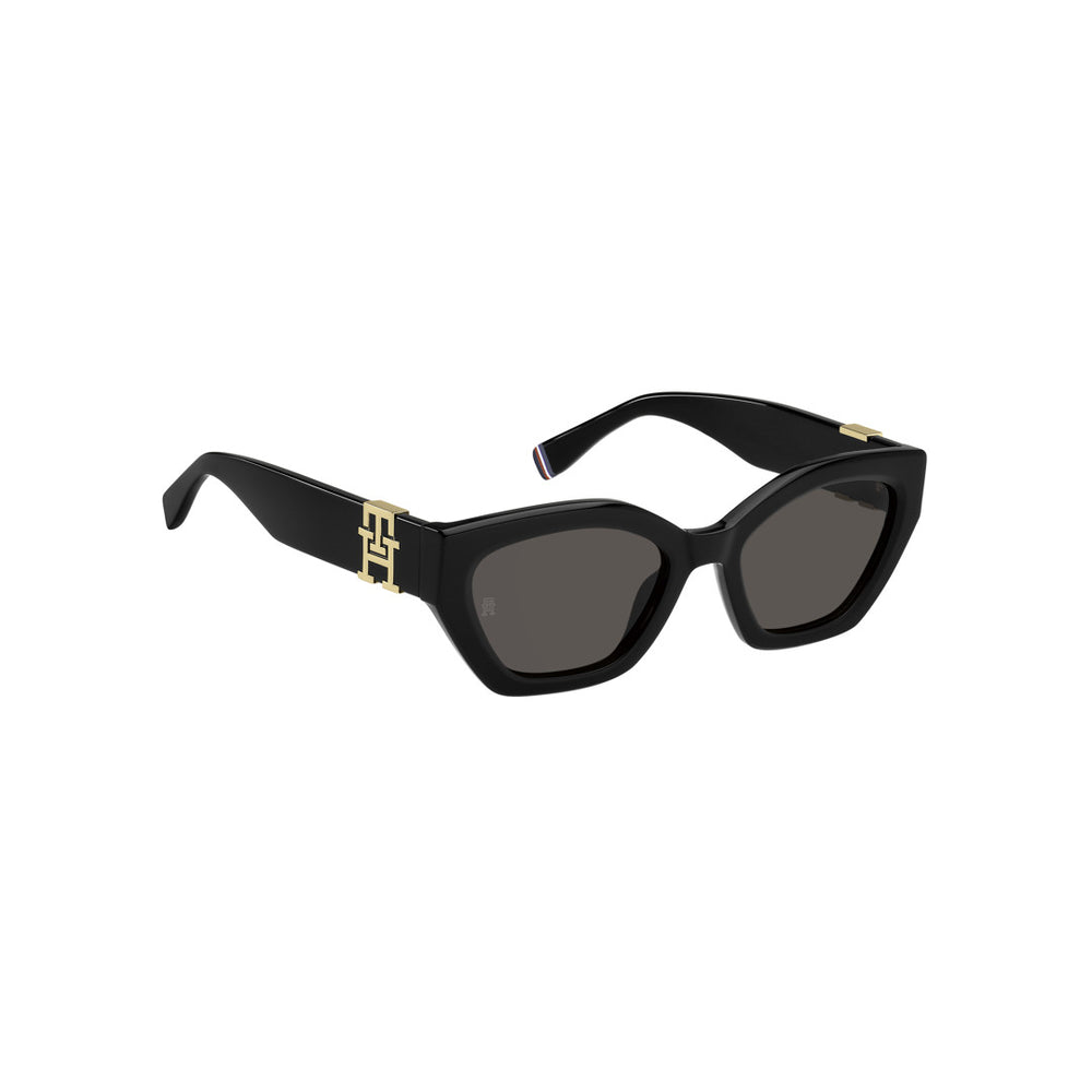 TOMMY HILFIGER SUNGLASSES FRAMES TH1979/S RECTANGULAR ACETATE BLACK For WOMAN 54-20-140