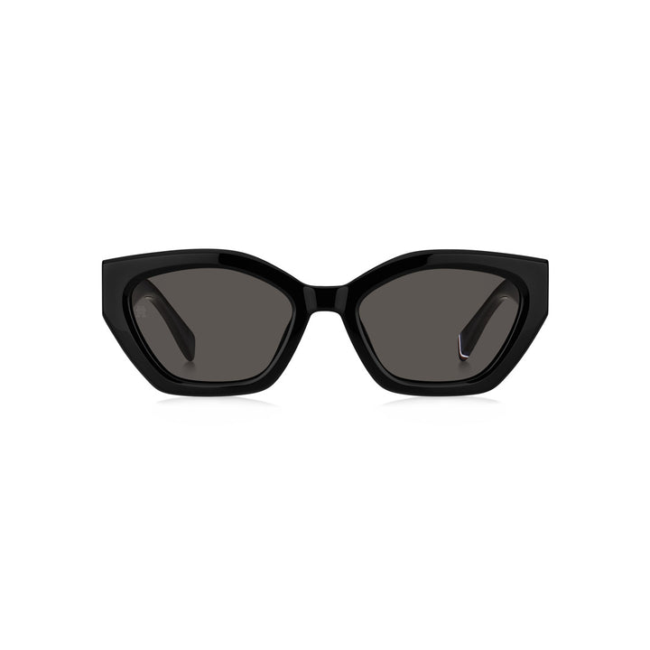 TOMMY HILFIGER SUNGLASSES FRAMES TH1979/S RECTANGULAR ACETATE BLACK For WOMAN 54-20-140