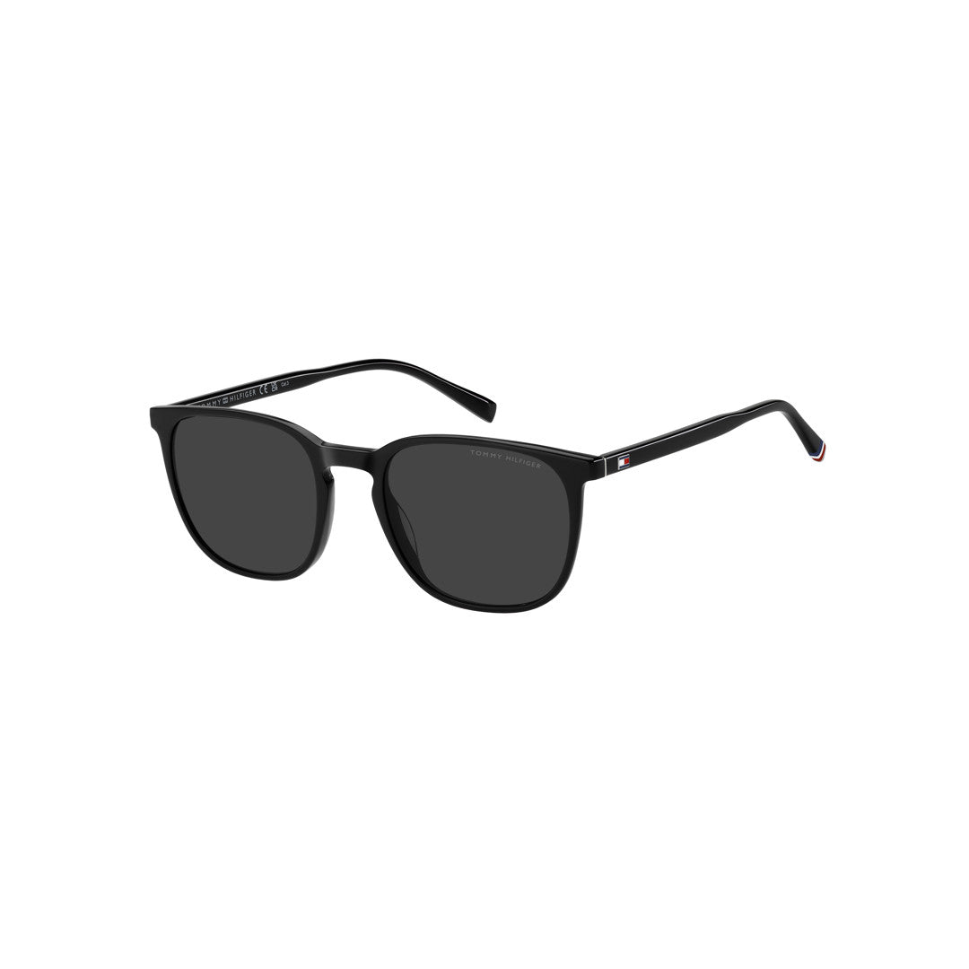 TOMMY HILFIGER SUNGLASSES FRAMES TH2266/S SQUARE ECO ACETATE BLACK For MAN 52-20-145