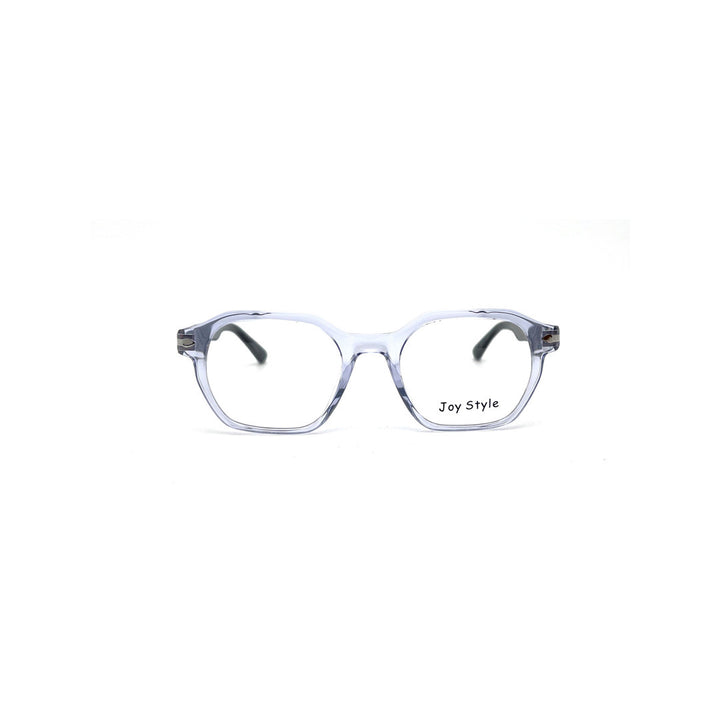 Joy Style For Men Rectangular Acetate Eyeglasses 119471 Blue/Silver 49-20-145