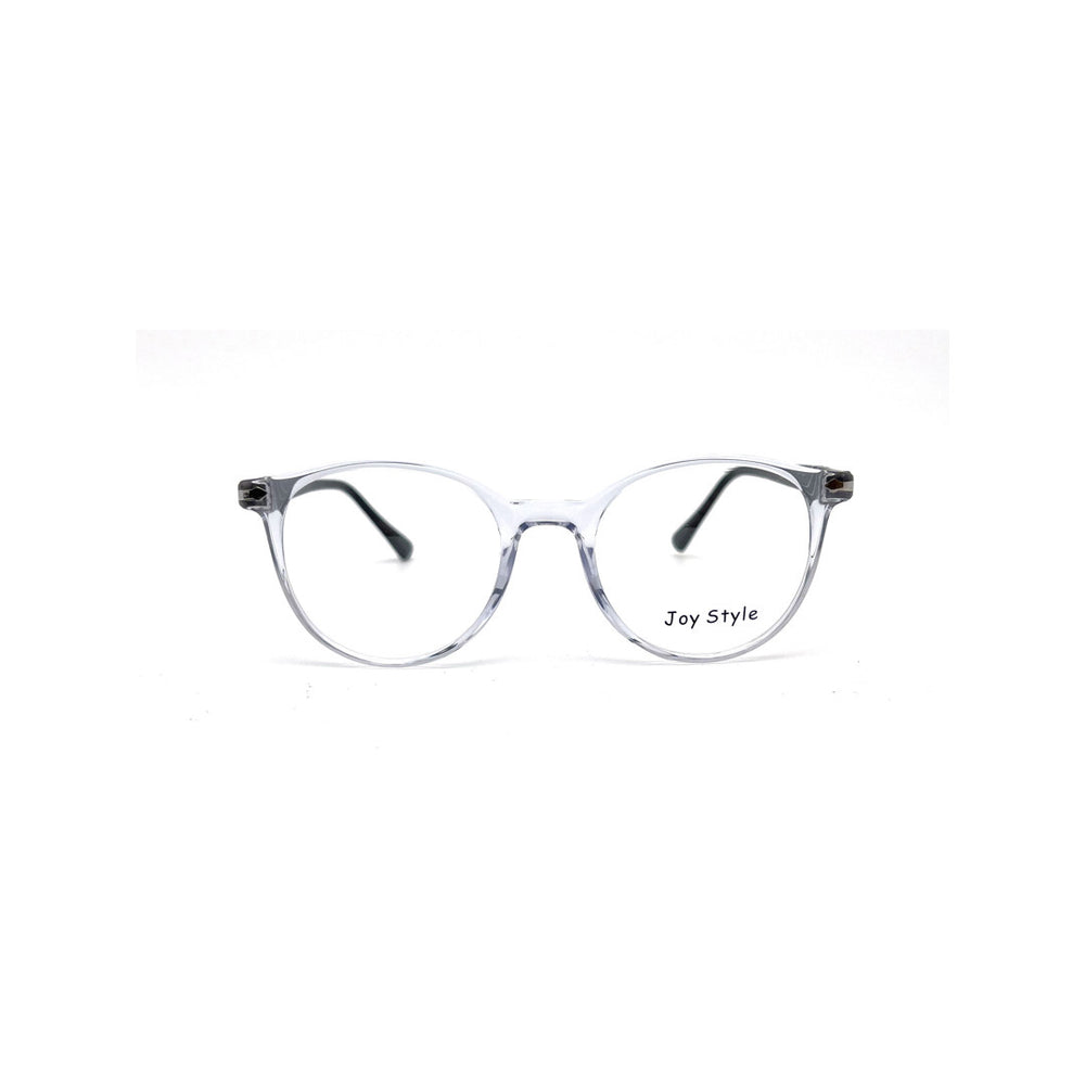 Joy Style For Unisex Round Acetate Eyeglasses 119471 Light Grey/Silver 51-20-145