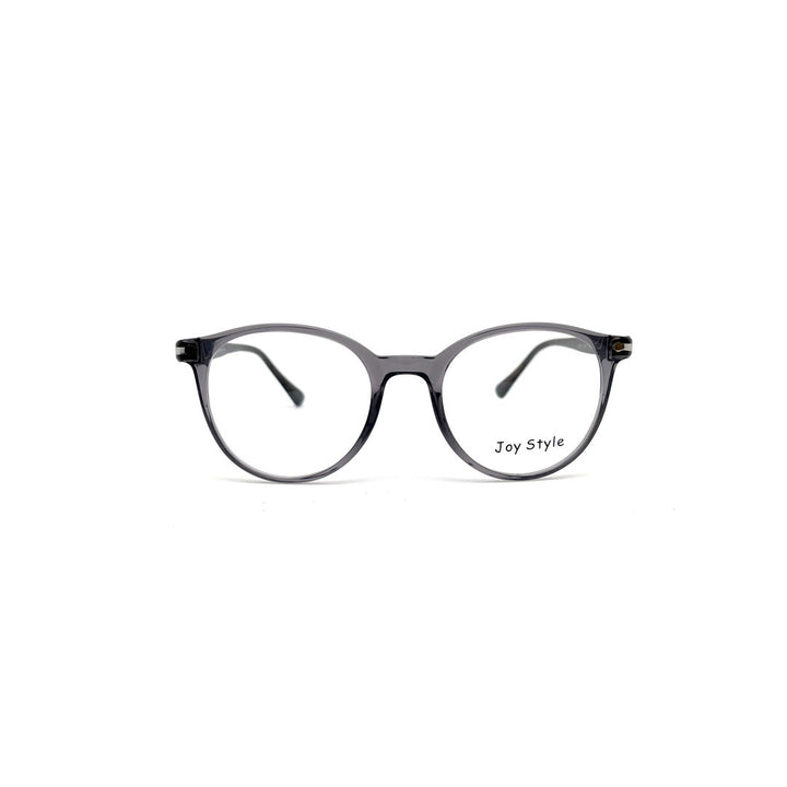 Joy Style For Unisex Round Acetate Eyeglasses309/71 Grey/Silver 51-20-145