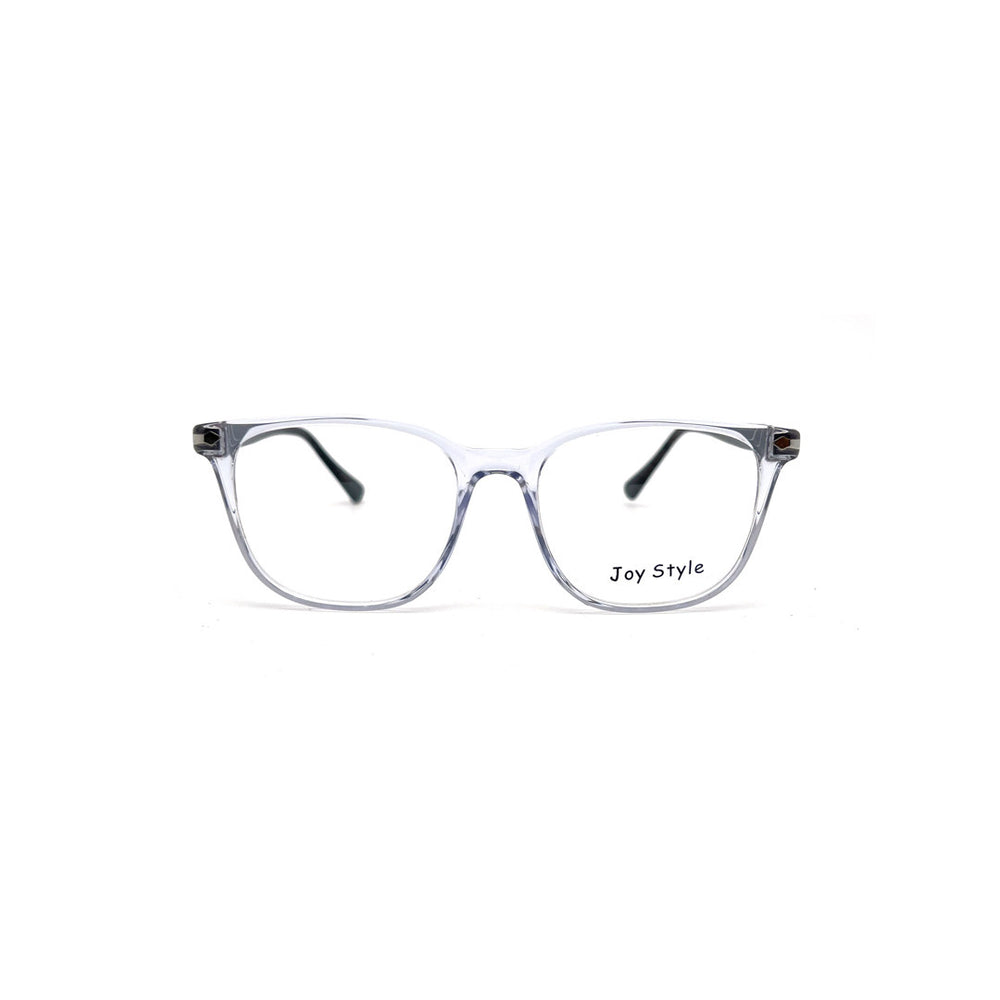 Joy Style For Unisex Round Acetate Eyeglasses 119471 Light Grey/Silver 52-18-145