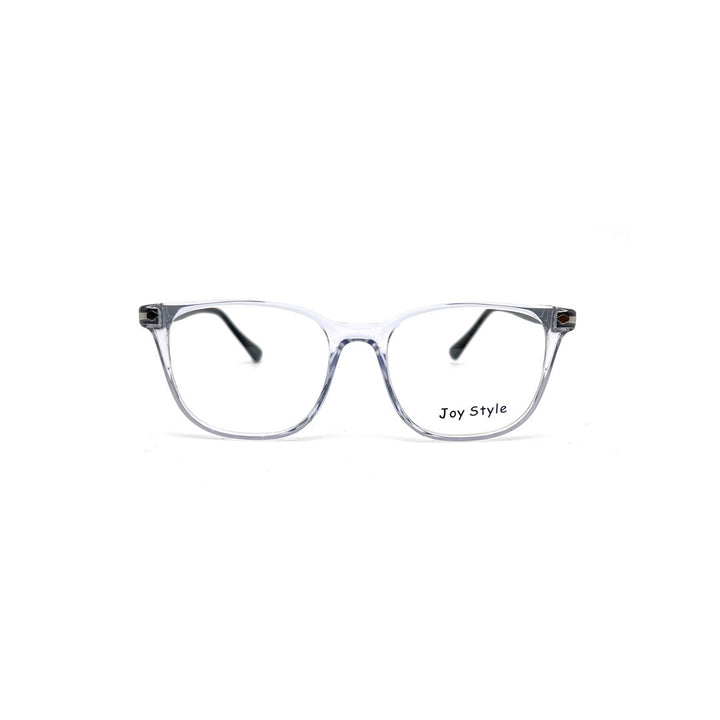 Joy Style For Unisex Round Acetate Eyeglasses 119471 Light Grey/Silver 52-18-145