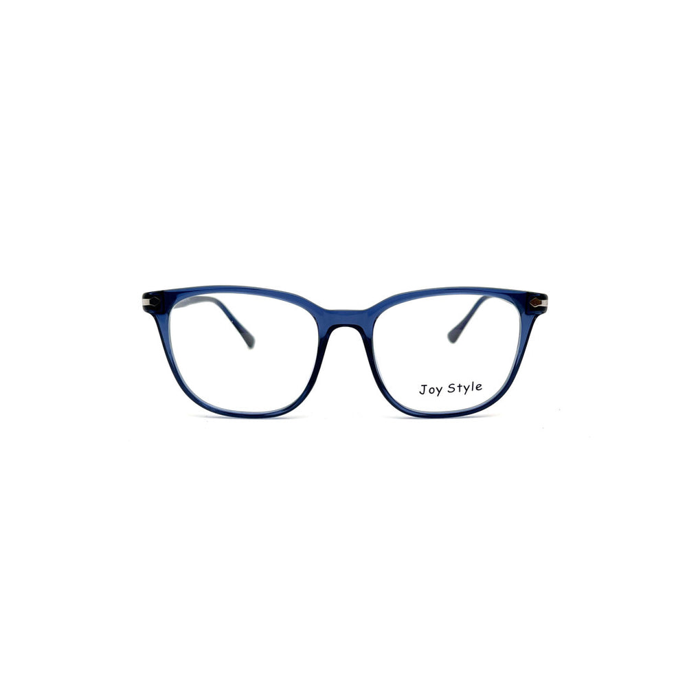 Joy Style For Unisex Round Acetate Eyeglasses 1218/33 Blue/Silver 52-18-145