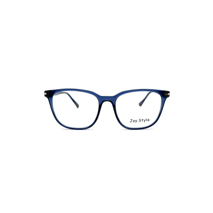 Joy Style For Unisex Round Acetate Eyeglasses 1218/33 Blue/Silver 52-18-145