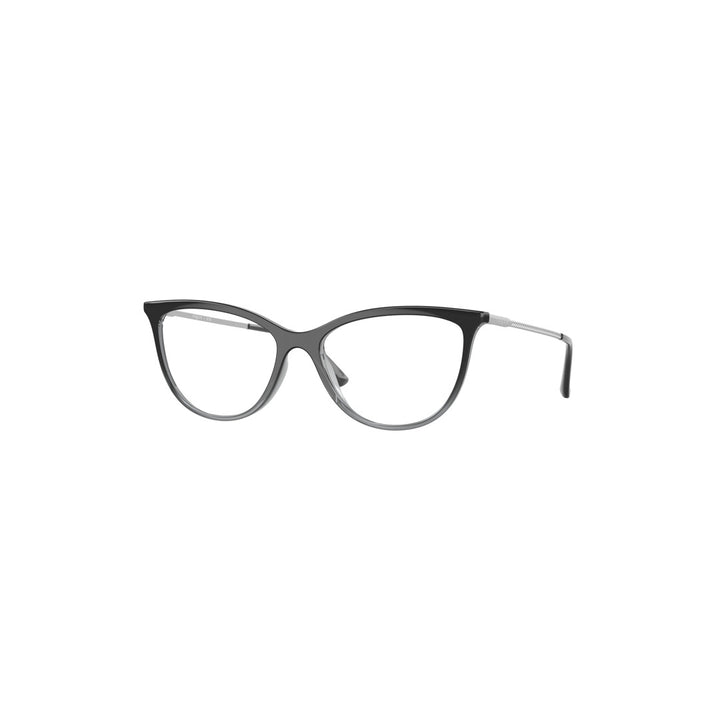 Vogue Eyeglass VO52391880 For Woman Shape Cat Eye Top Gradient Black/Smoke Injected 54-16-140
