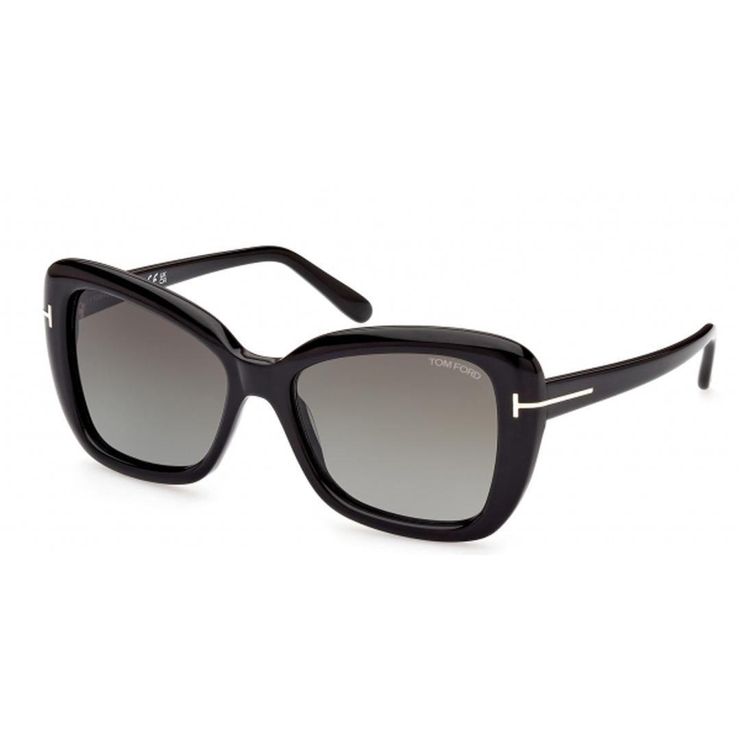 Tom Ford Maeve FT 1008 01B, BUTTERFLY Sunglasses, FEMALE, Available with Prescription