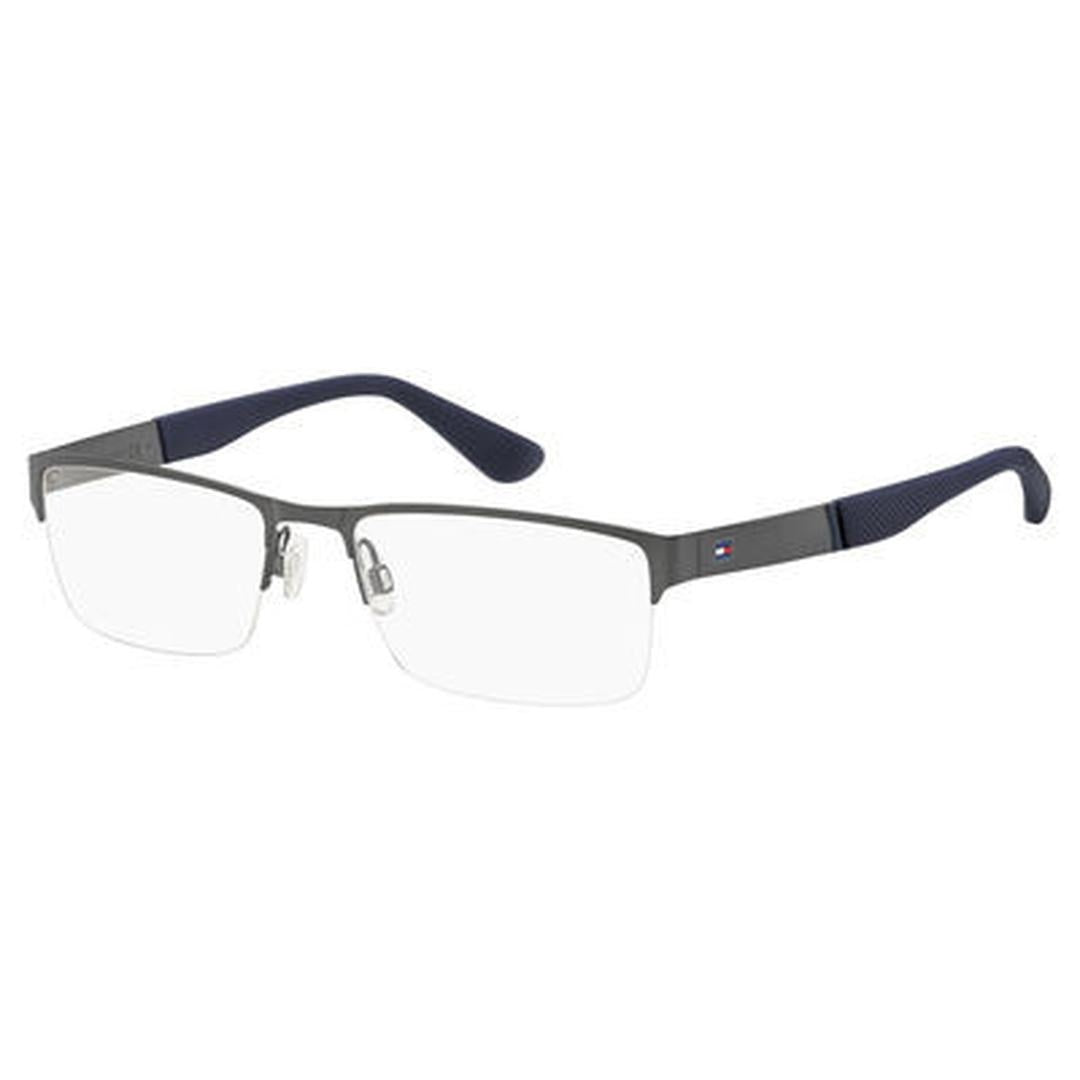 Tommy Hilfiger TH 1524 R80 Men's Glasses Grey Size 52 - Free Lenses - HSA/FSA Insurance - Blue Light Block Available