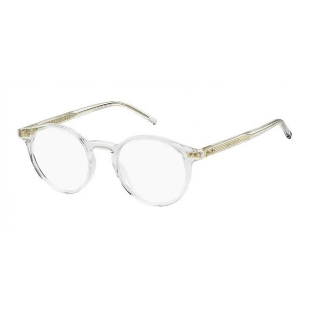 Tommy Hilfiger TH 1813 900 Men's Glasses Clear Size 49 - Free Lenses - HSA/FSA Insurance - Blue Light Block Available