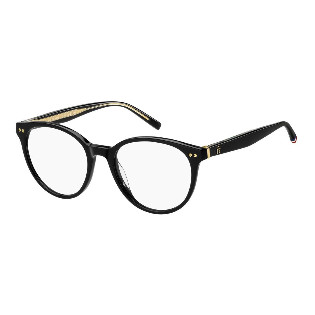 Tommy Hilfiger TH 2215 807 Women’s Glasses Black Size 52 - Free Lenses - HSA/FSA Insurance - Blue Light Block Available