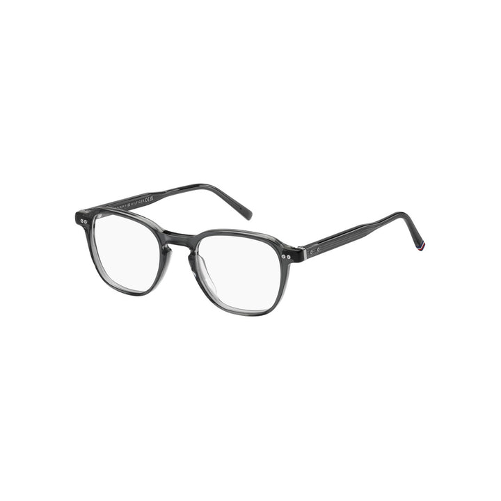 TOMMY HILFIGER OPTICAL FRAMES TH2070 RECTANGULAR ECO ACETATE GREY For MAN 49-20-150