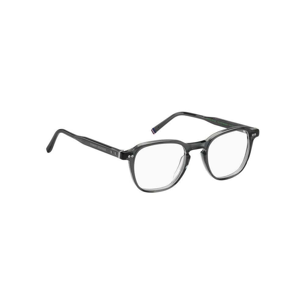 TOMMY HILFIGER OPTICAL FRAMES TH2070 RECTANGULAR ECO ACETATE GREY For MAN 49-20-150