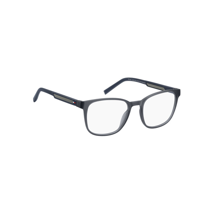TOMMY HILFIGER OPTICAL FRAMES TH2205 RECTANGULAR ECO POLYAMIDE BLUE GREY For MAN 52-19-145