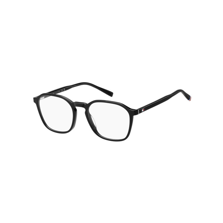 TOMMY HILFIGER OPTICAL FRAMES TH2271 SQUARE GEOMETRICAL ECO ACETATE BLACK For MAN 52-19-145