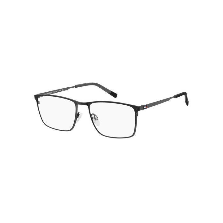 TOMMY HILFIGER OPTICAL FRAMES TH2273 RECTANGULAR TITANIUM ALLOY MATTE BLACK RUTHENIUM For MAN 55-17-150