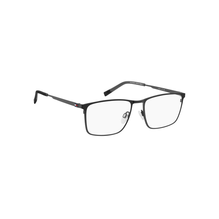TOMMY HILFIGER OPTICAL FRAMES TH2273 RECTANGULAR TITANIUM ALLOY MATTE BLACK RUTHENIUM For MAN 55-17-150