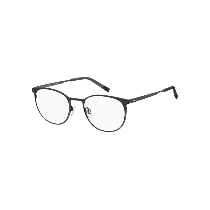 TOMMY HILFIGER OPTICAL FRAMES TH2276 ROUND TITANIUM ALLOY MATTE BLACK RUTHENIUM For MAN 52-20-150