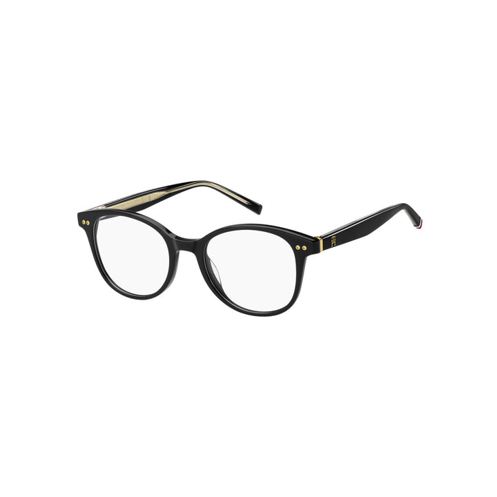 TOMMY HILFIGER OPTICAL FRAMES TH2290 ROUND METAL BLACK For WOMAN 48-18-140