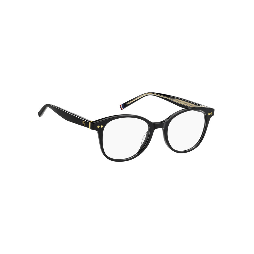 TOMMY HILFIGER OPTICAL FRAMES TH2290 ROUND METAL BLACK For WOMAN 48-18-140