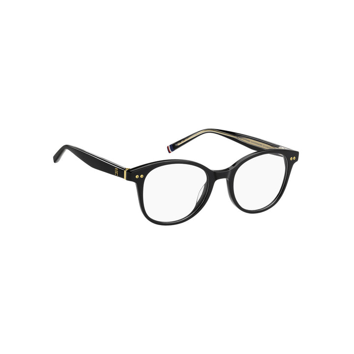 TOMMY HILFIGER OPTICAL FRAMES TH2290 ROUND METAL BLACK For WOMAN 48-18-140