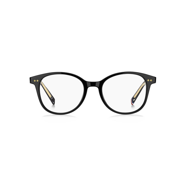 TOMMY HILFIGER OPTICAL FRAMES TH2290 ROUND METAL BLACK For WOMAN 48-18-140