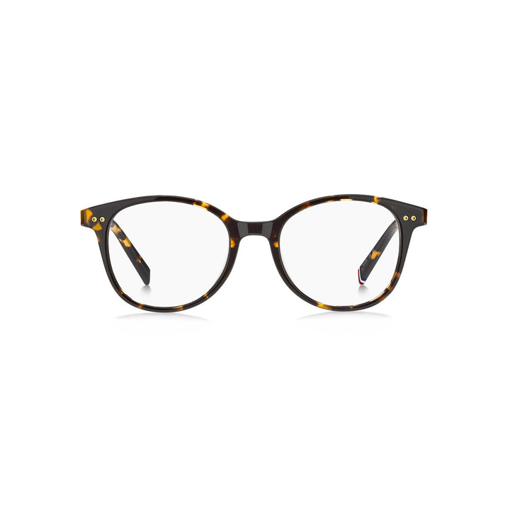 TOMMY HILFIGER OPTICAL FRAMES TH2290 ROUND METAL HAVANA For WOMAN 48-18-140
