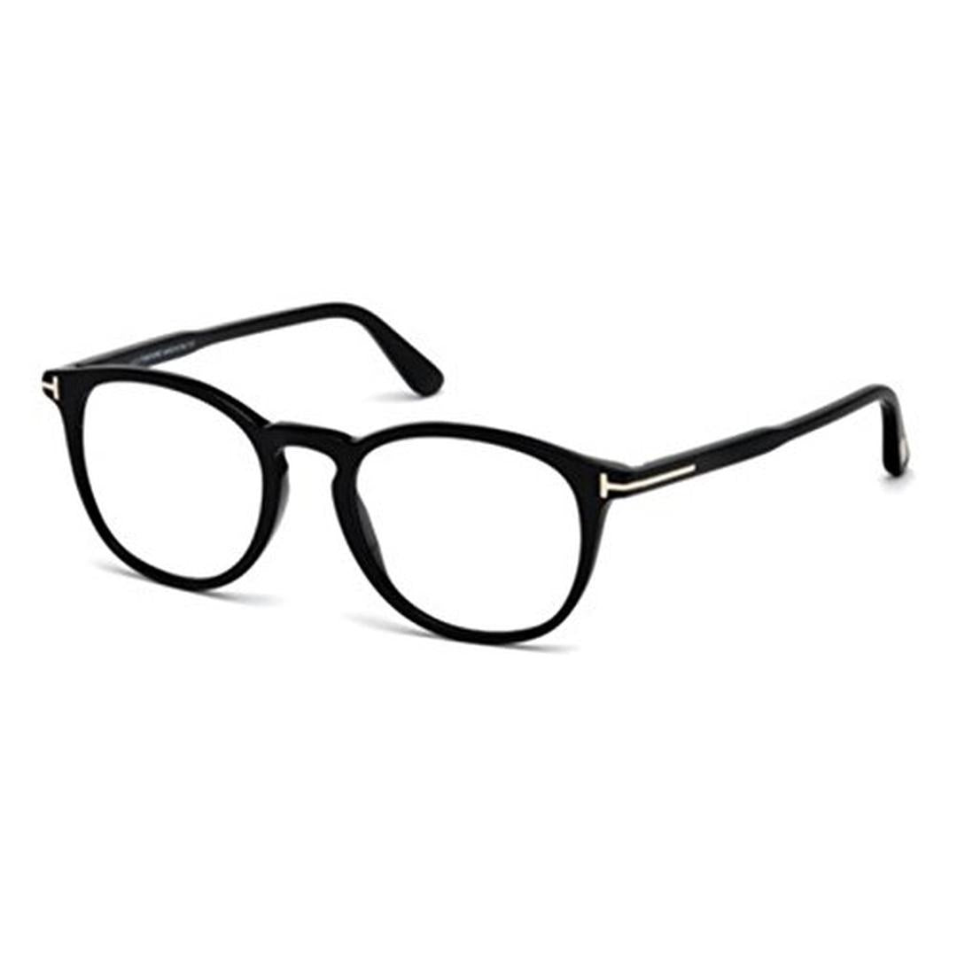 Tom Ford Unisex Oval Eyeglasses TF5401 001 Black 51mm