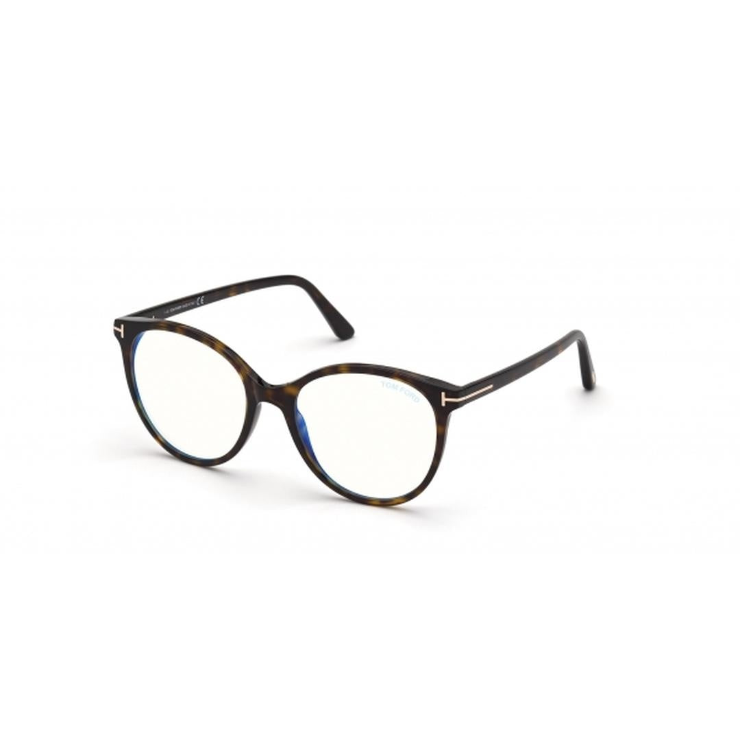 Tom Ford FT5742-B Blue-Light Block 052 Women’s Glasses Tortoiseshell Size 53 - Free Lenses - HSA/FSA Insurance - Blue Light Block Available