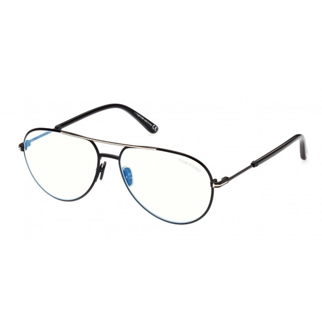 Tom Ford FT5829-B Blue-Light Block 001 Men's Glasses Black Size 57 - Free Lenses - HSA/FSA Insurance - Blue Light Block Available