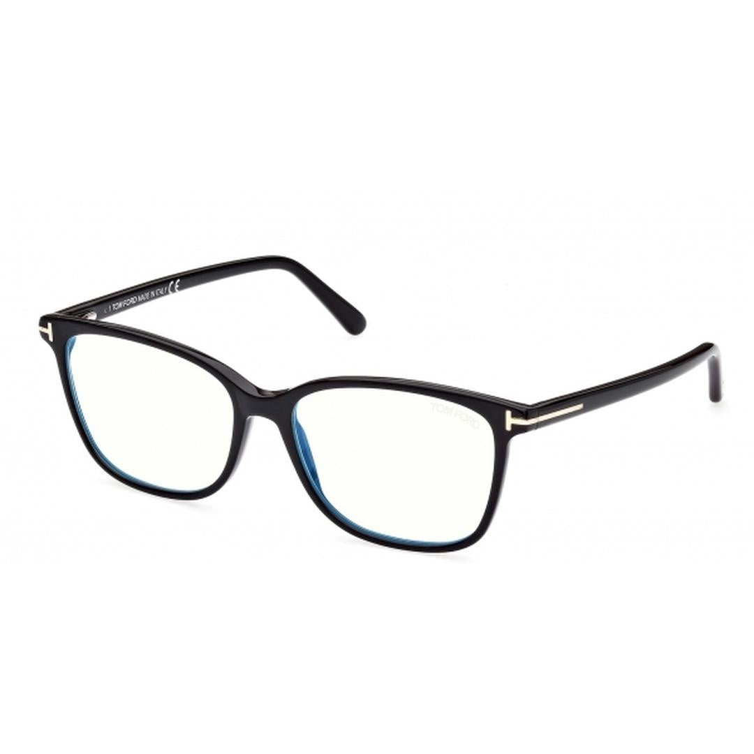 Tom Ford Blue Light Block Rectangular Ladies Eyeglasses FT5842-B 001 56